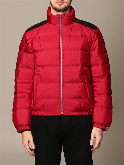 red prada jacket mens|Prada jacket outlet.